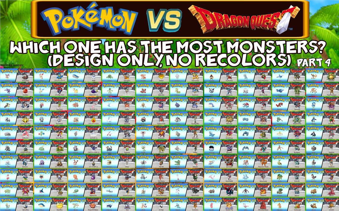 Pokemon VS Dragon Quest - Part 4 by Flammeye on DeviantArt