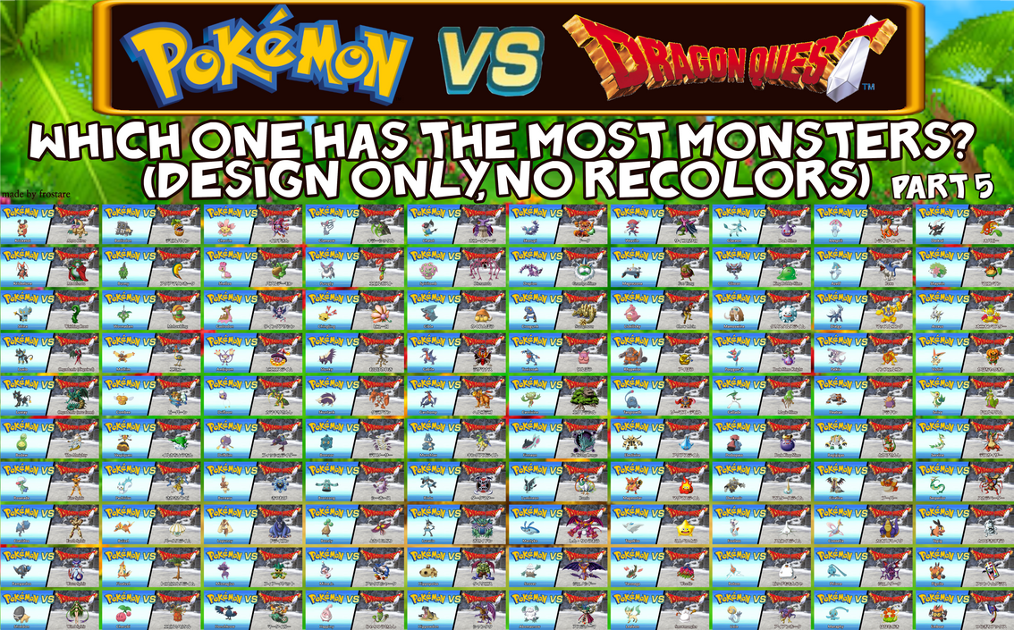 Pokemon VS Dragon Quest - Part 5 by Flammeye on DeviantArt