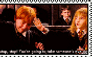 Hermione and Ron Stamp