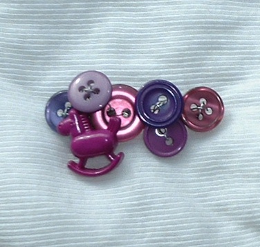 childhood button pin