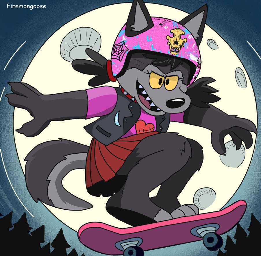 Cryptwalkers: Bela on skates by Firemongoose1999 on DeviantArt