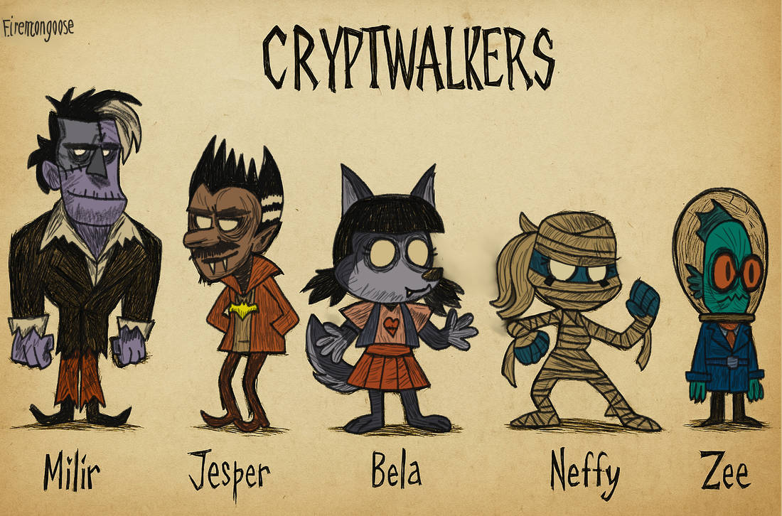 Cryptwalker don't starve by Firemongoose1999 on DeviantArt