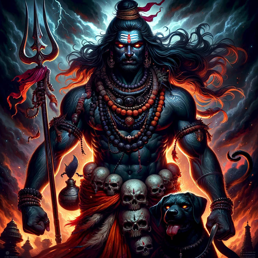 Kaal Bhairav The Lord Of Time By Crazygarn3r On DeviantArt kaal-bhairav-the-lord-of-time-by-crazygarn3r-on-deviantart