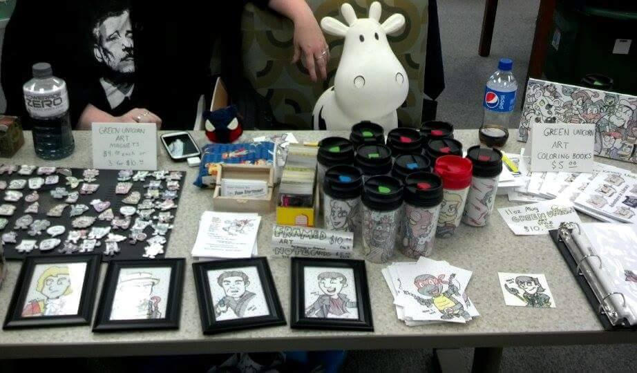 My Table at RODCON by GreenUnicornArt My Table at RODCON by GreenUnicornArt