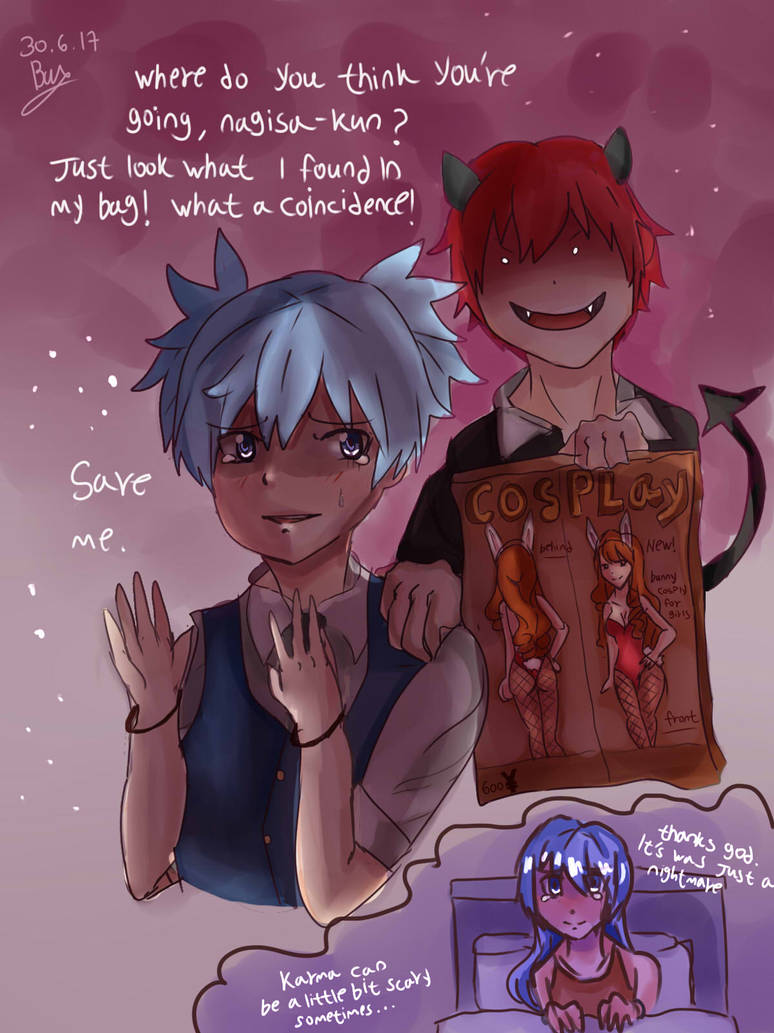 karma x nagisa by MellxArts on DeviantArt