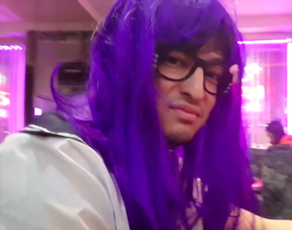 Filthy Frank Purple Wig