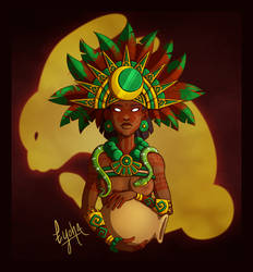 Mayans - Ixchel by Eyoha