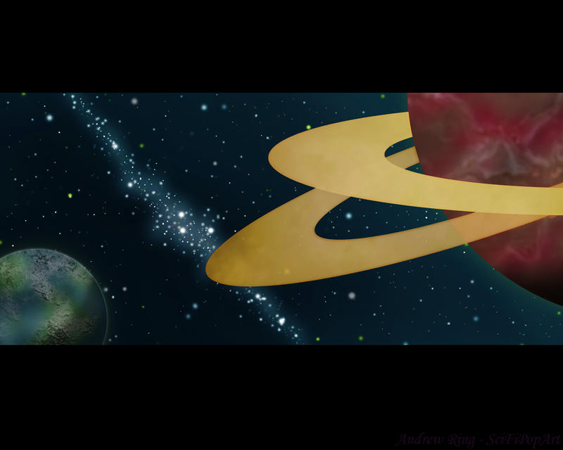 Red, Ringed Planet w Neighbor by Andrew-Scott-Ring on DeviantArt