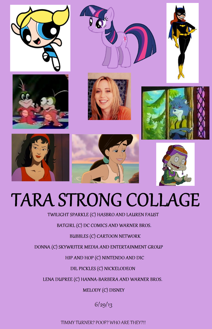 Tara Strong Collage By Rkerekes13 On Deviantart Tara Strong Collage By Rkerekes13 On Deviantart