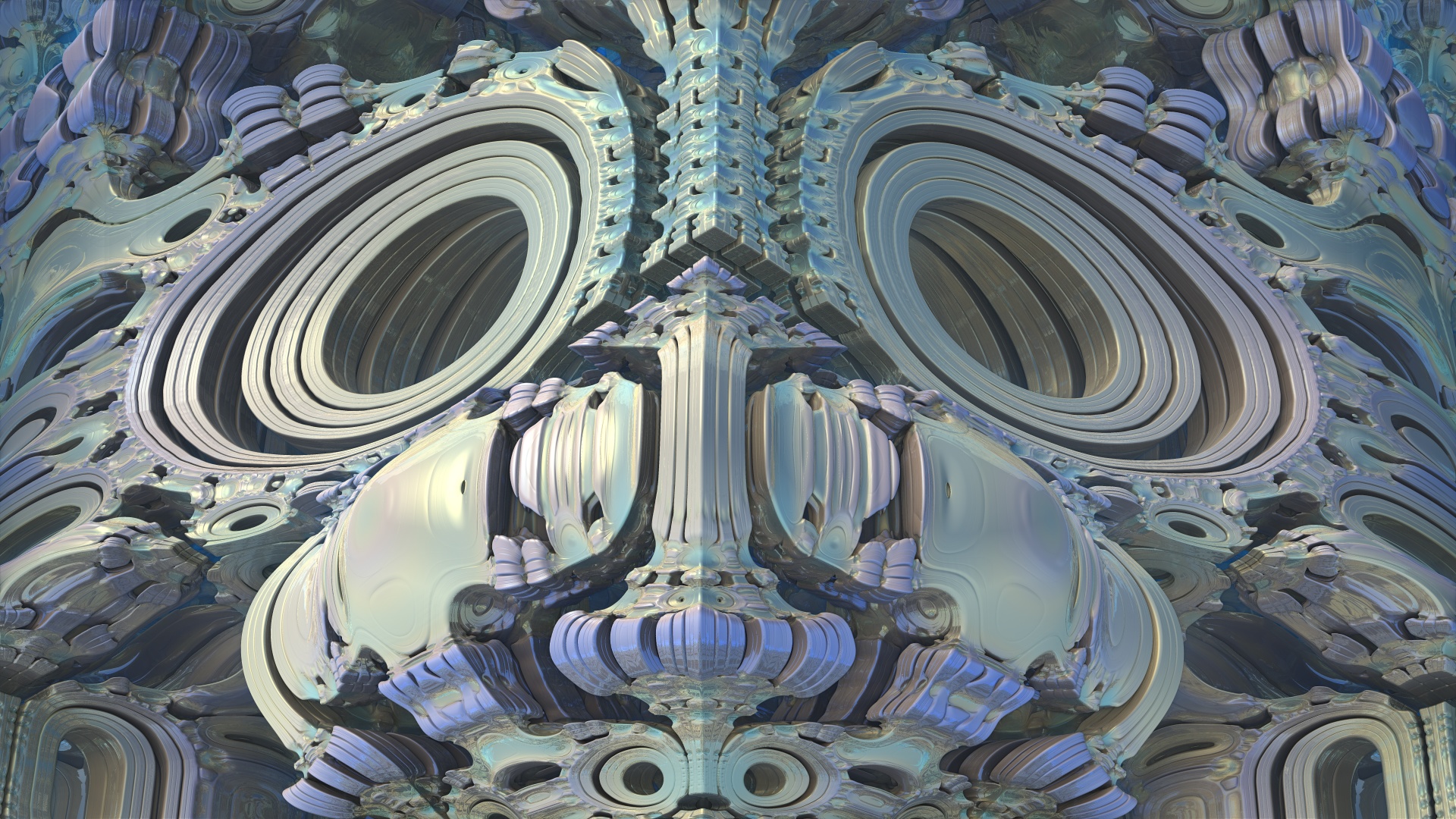 Fractal Mask With Reflections