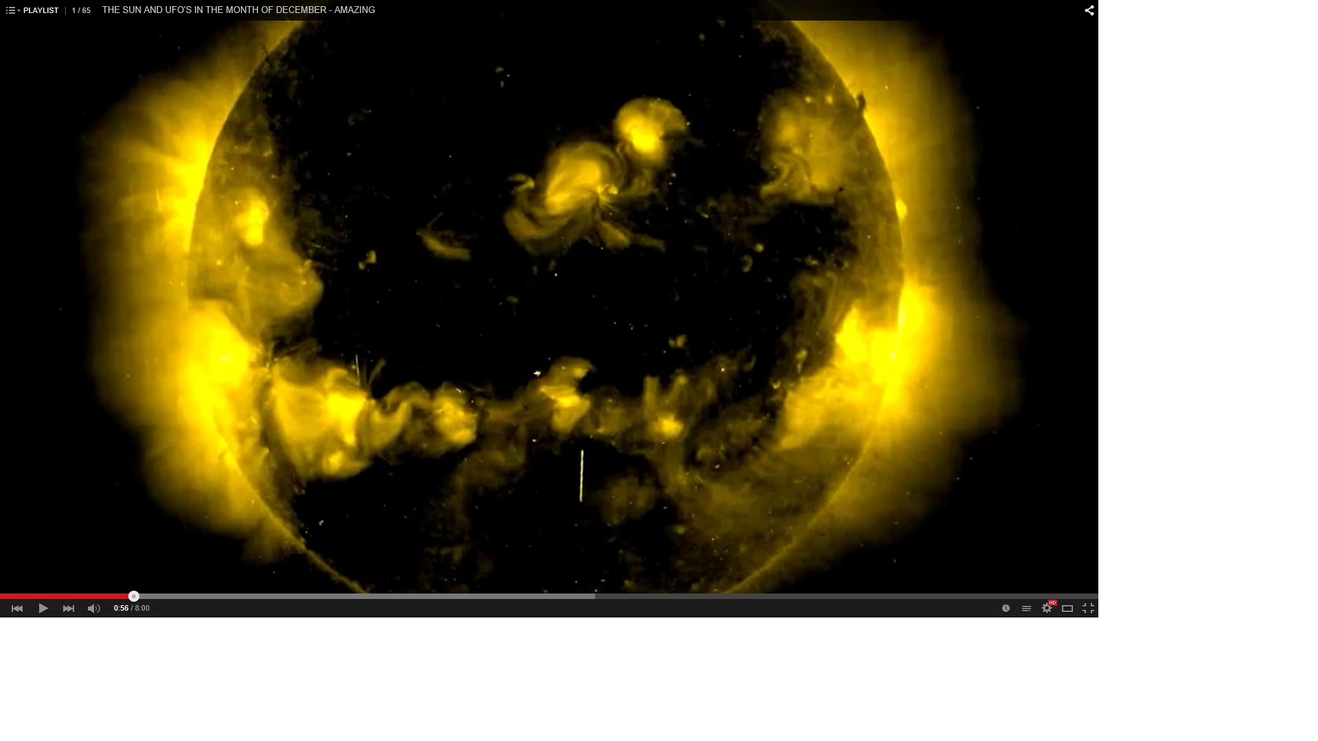 The Sun And Ufo's In December