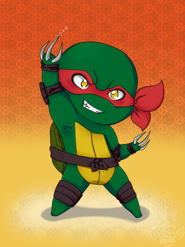 Chibi Raphael Tmnt - TMNT' Chibi - Raphael - by FFJonesX on DeviantArt