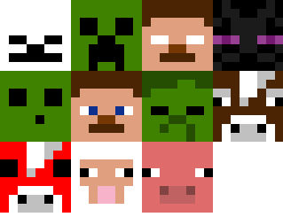 Minecraft Epic-Face Pixelart by erikisvet22 on DeviantArt