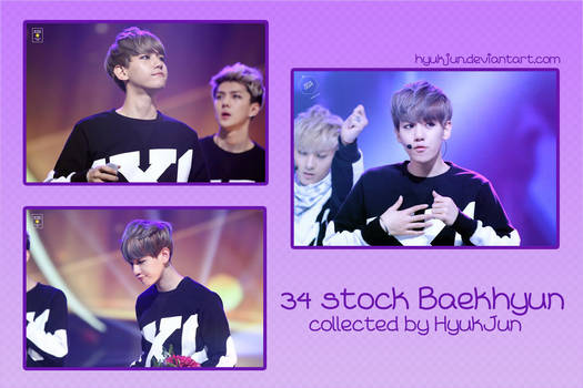 34 stock Baekhyun (EXO)