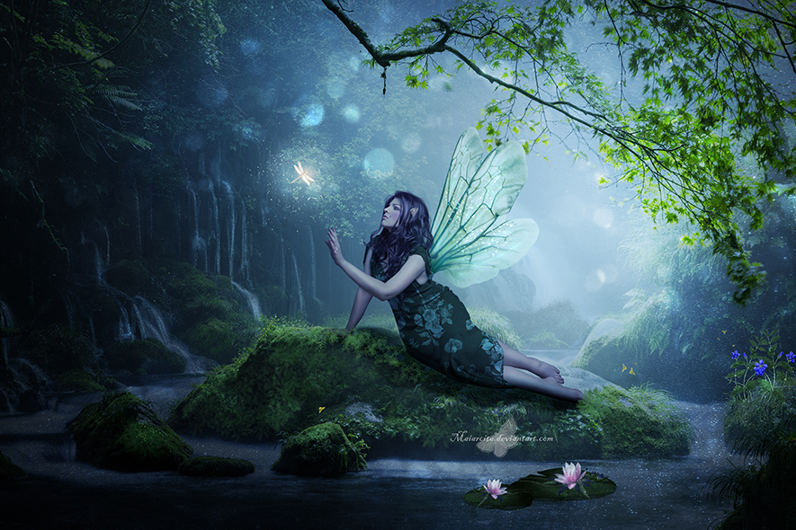 The Waterfall Fairy by maiarcita on DeviantArt