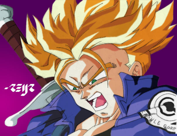 Trunks Eye Color Code trunks colored by reijr on DeviantArt