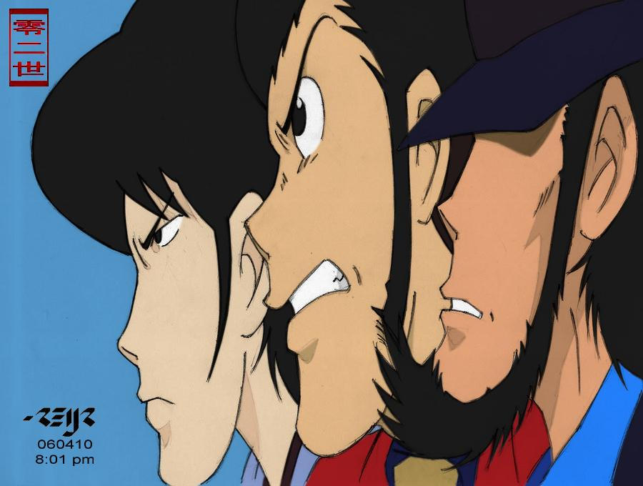 lupin's gang colored by reijr on DeviantArt