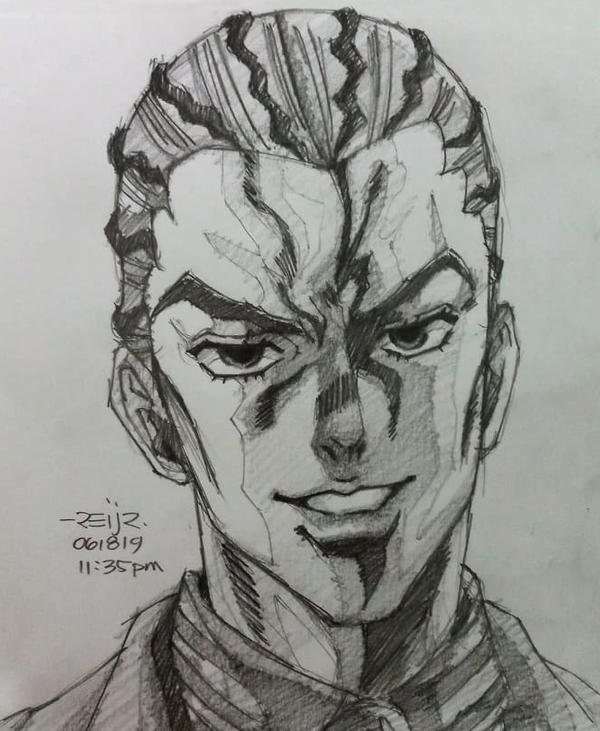 yoshikage kira kosaku kawajiri by reijr on DeviantArt