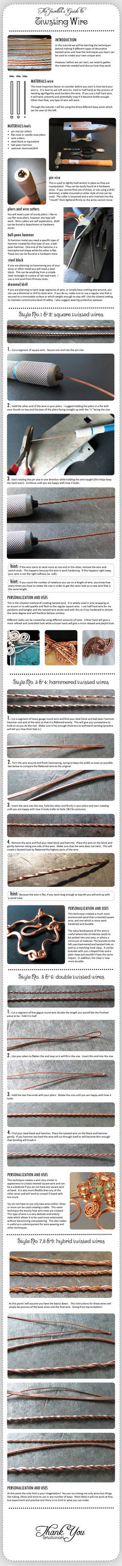 The Jeweller's Guide to Twisting Wire by SRTolton