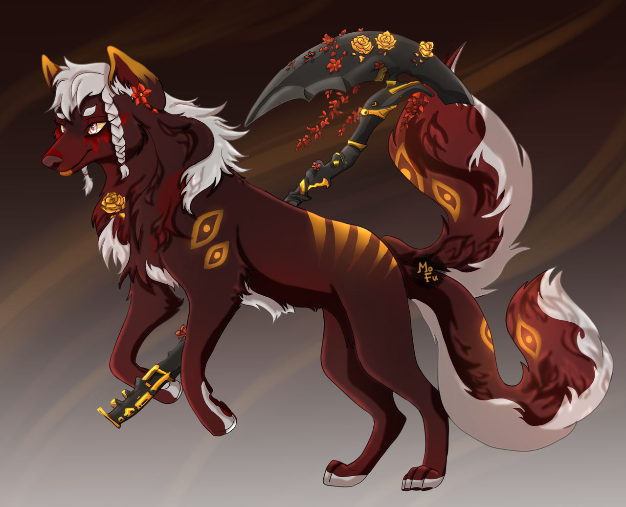 Bleood Rapper Cat Blood Reaper OTA (open) by MofusAdopts on DeviantArt