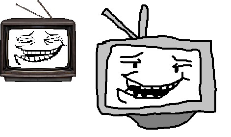 Flowey's TV face by Ludbro on DeviantArt