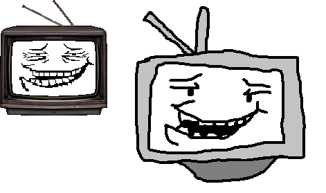 Closeup of Omega Flowey T.V. Face (HAHAHAHAHA) - Drawception