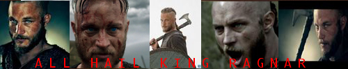 Vikings - Ragnar Lothbrok 500 x 100 Banner