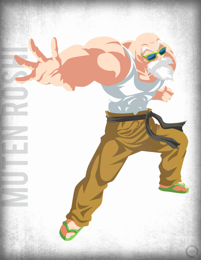 Muten Roshi Shell Muten Roshi - Minimalist by Horira21 on DeviantArt