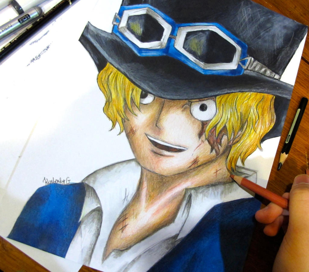 One Piece - Sabo + drawing video