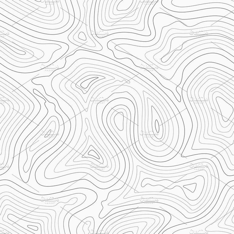 Contour lines map seamless pattern by hanecofinateza on DeviantArt
