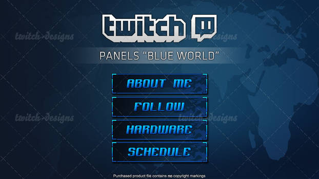 Panels Blue World