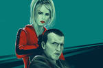 Ninth Doctor and Rose Tyler by KiloWhat