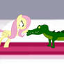 Fluttershy And The Wile E Crocodile 2