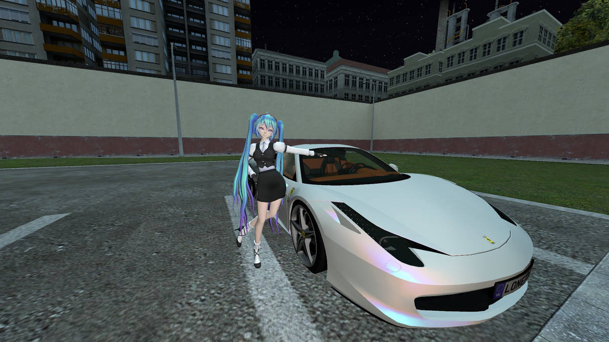 Miku shows you her car by SpeedStriker243 on DeviantArt