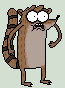 Rigby Sprite by Rei327