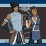 Gender-bend Korra and Sokka