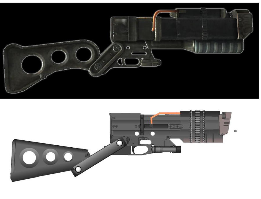 Fallout Fan Rifles Laser fallout 3 laser rifle by frikenninja7 on DeviantArt