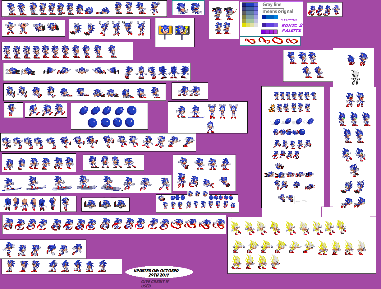 Sonic 3 Rigged and Improved Sprites by JevilTheIrishBoi on DeviantArt