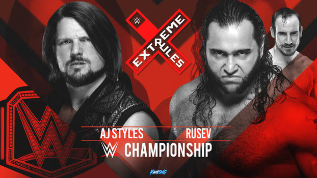 Extreme Rules 2018 MatchCard Replica By: KalistOMG