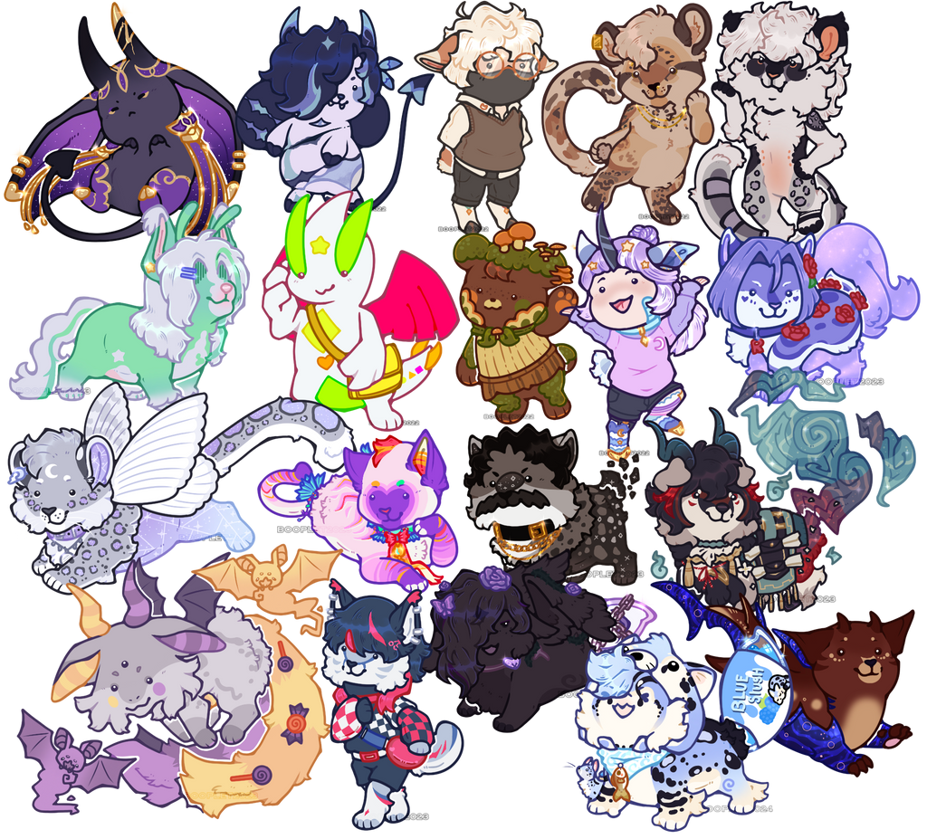 Chibi Computer Oc OC Chibis #1 | Commissions | by booplet on DeviantArt