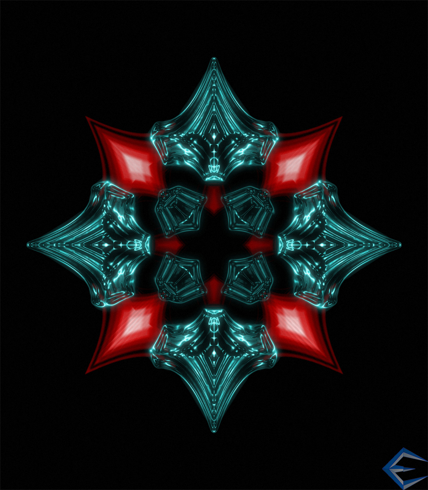 Fire and Ice Snowflake