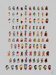 10 Style Sprites Vol. 2 (100 sprite edits) by eriklectric