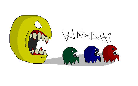 Devil Pac Man Evil Pac-Man by Cold-Line on DeviantArt