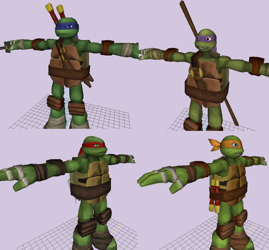 Tmnt Cod Models Custom TMNT 3D Models (amature) by Cry4Ugly on DeviantArt