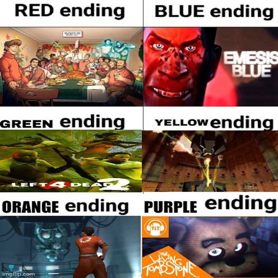 Exploding Endings 3 Characters Multiple endings by SmolKyle1 on DeviantArt
