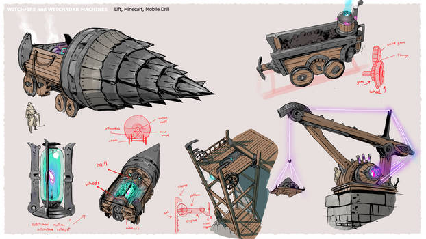 Witchstone - mechanical props sketches 4