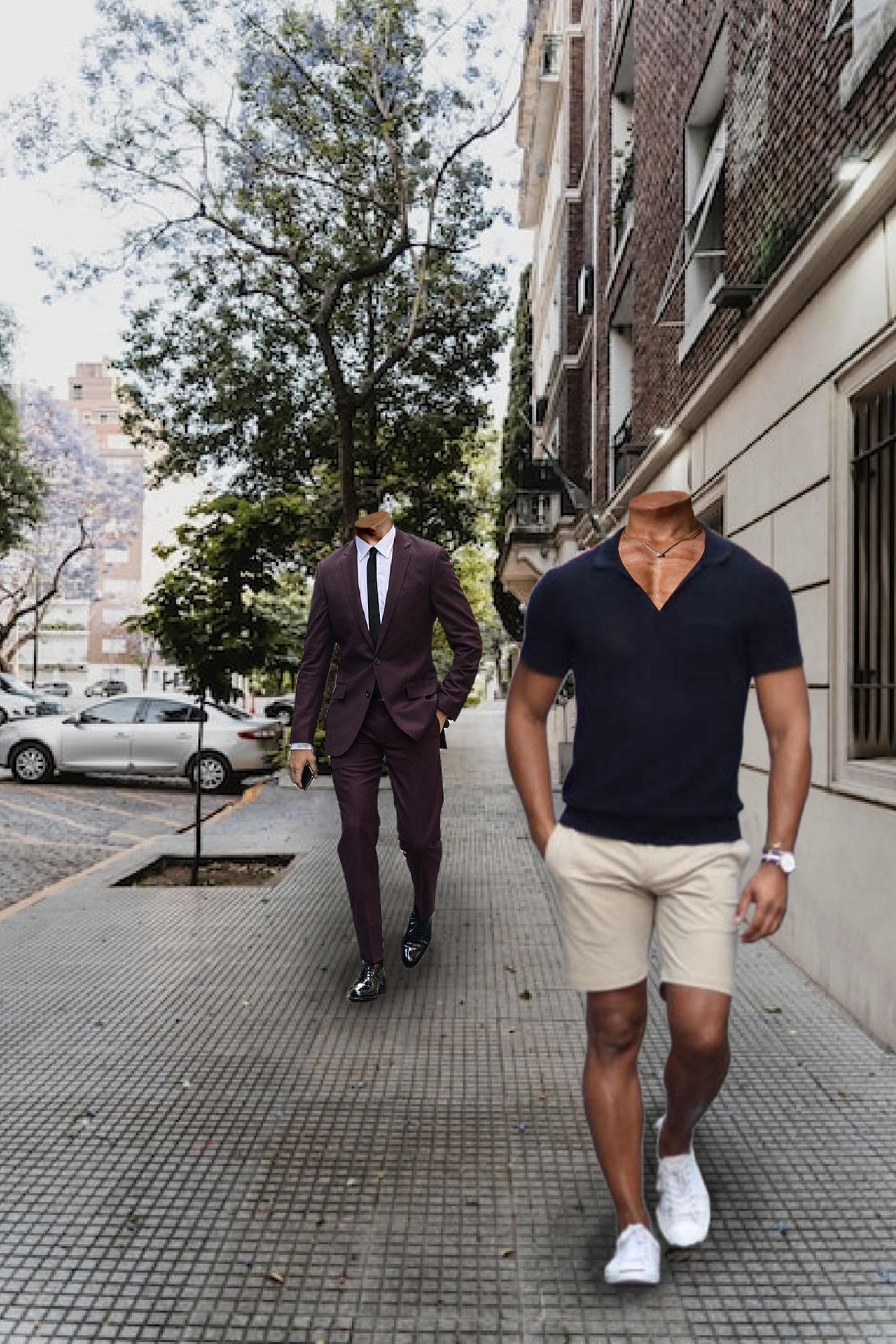 Handless Men Headless men on the avenue. (1) by Headless1boy on DeviantArt