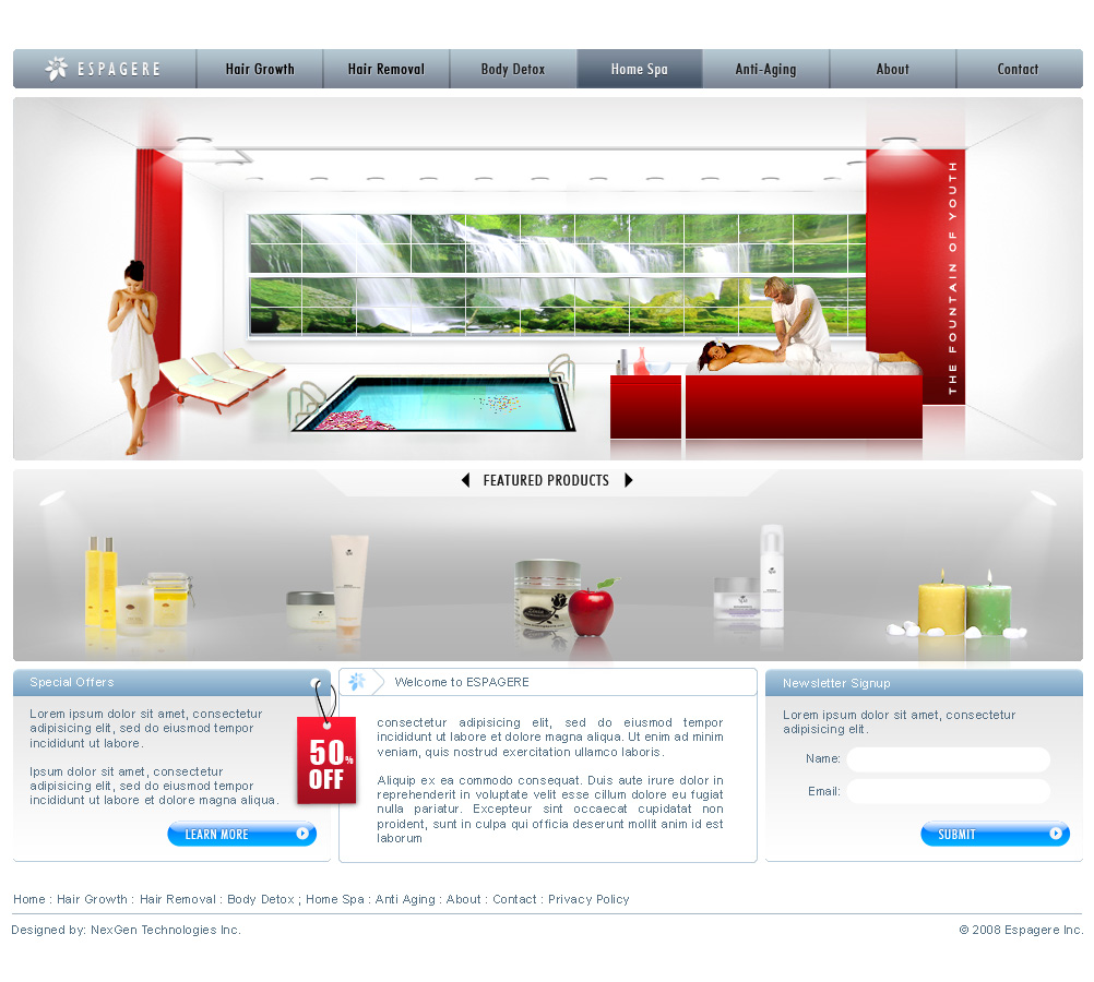 Espa Homepage