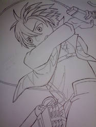 Eren Drawing (Manga Style)