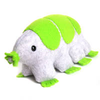 Gray and green tardigrade